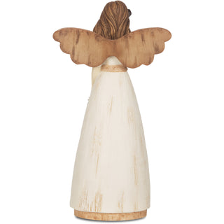 Thank You 6" Angel Holding Flower