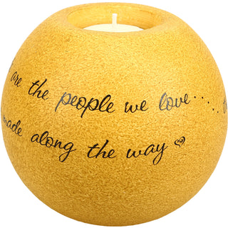 Best Things in Life 4.5" Round Candle Holder