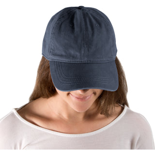 Blank Navy Navy Adjustable Hat