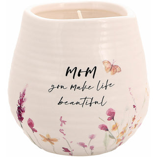Mom 8 oz - 100% Soy Wax Candle Scent: Tranquility