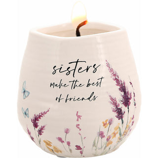 Sisters 8 oz - 100% Soy Wax Candle Scent: Tranquility