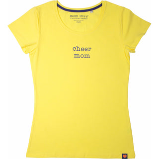 Cheer Mom Small Yellow T-Shirt