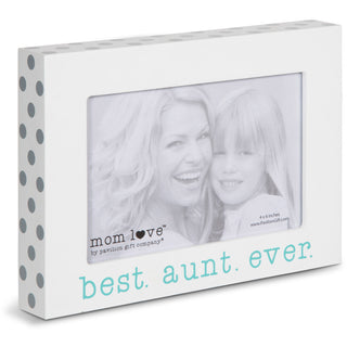Best Aunt 7.5" x 5.5" Frame (Holds 4" x 6" Photo)
