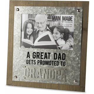 Grandpa 8.25" x 9" Frame (Holds 4" x 6" Photo)