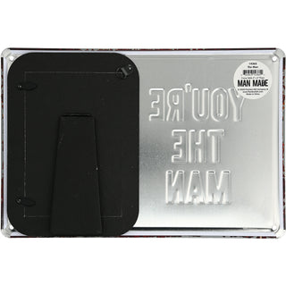 The Man 11.75" x 8" Tin Frame (Holds 4" x 6" Photo)