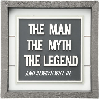 Man Myth Legend 10" Plaque