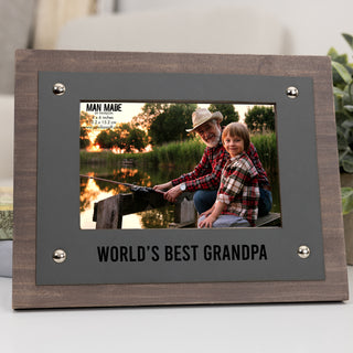 Grandpa 9" x 7" Frame (Holds 6" x 4" Photo)