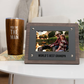 Grandpa 9" x 7" Frame (Holds 6" x 4" Photo)