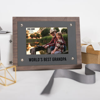 Grandpa 9" x 7" Frame (Holds 6" x 4" Photo)