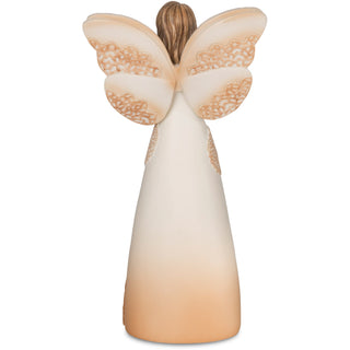 Nurse 6" Angel Holding Clip Board & Stethoscope with Bird
