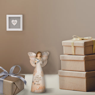 True Friends 6" Angel Holding Heart