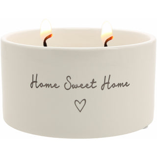 Home Sweet Home Double Wick 10 oz 100% Soy Wax Candle Scent: Tranquility
