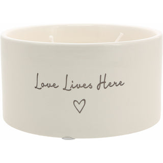 Love Lives Here Double Wick 10 oz 100% Soy Wax Candle Scent: Tranquility