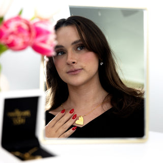 Friend 18.5" Gold Plated Engraved Necklace