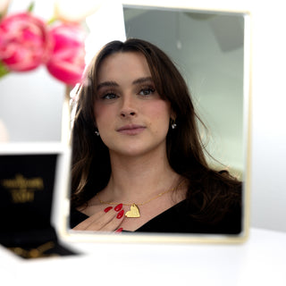 Daughter 18.5" Gold Plated Engraved Necklace