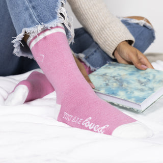 Loved Ladies Crew Socks
