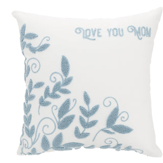 Mom Vines - 16" Punch Needle Embroidered Pillow