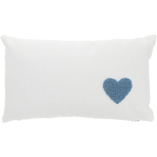 Baby Boy Vines - 16" x 10" Punch Needle Embroidered Pillow