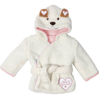 Beary Special Pink - 12-24 Months Toddler Bathrobe