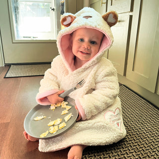 Beary Special Pink - 12-24 Months Toddler Bathrobe