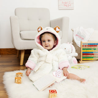 Beary Special Pink - 12-24 Months Toddler Bathrobe