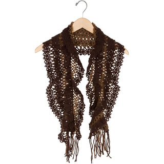 Chocolate Cascade Scarf