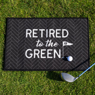 Green 27.5" x 17.75" Floor Mat