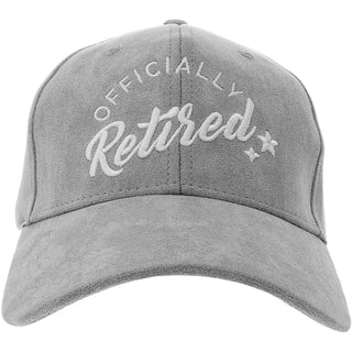 Retired Gray Adjustable Suede Hat