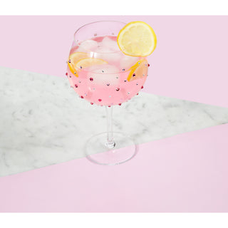 Pink 24 oz Gemstone Glass