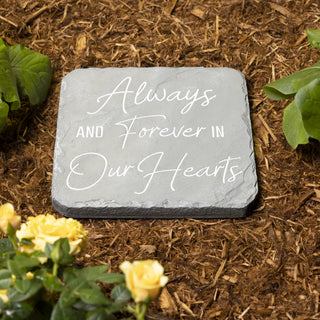 Always & Forever 7.75" x 7.75" Garden Stone