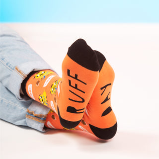 Ruff Day S/M Unisex Cotton Blend Sock