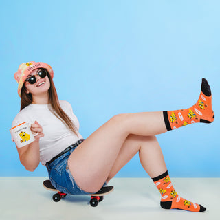 Ruff Day S/M Unisex Cotton Blend Sock