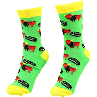 Bullsh*t S/M Unisex Cotton Blend Sock