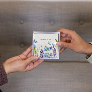 Thinking of You 10mm Silver-Plated Cubic Zirconia Flower Stud Earrings and 16.5"-18.5" Necklace