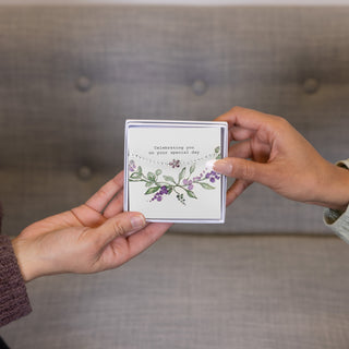 Celebrating You Silver-Plated Cubic Zirconia Beaded Stretch Bracelet