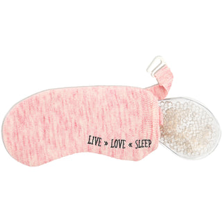 Love Knitted Eye Pillow Hot or Cold Gel Compress