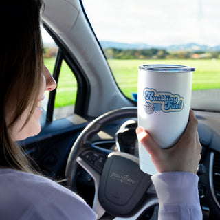 Knitting Fuel 20 oz Travel Tumbler