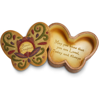 Sweet Daughter 3" x 2.75" Keepsake Box