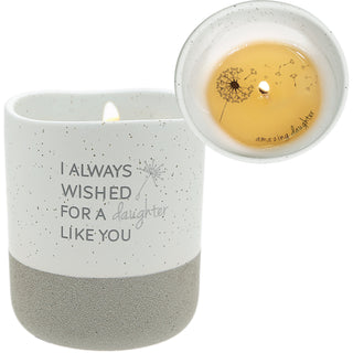 Daughter Like You 10 oz - 100% Soy Wax Reveal Candle Scent: Tranquility