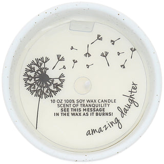 Daughter Like You 10 oz - 100% Soy Wax Reveal Candle Scent: Tranquility