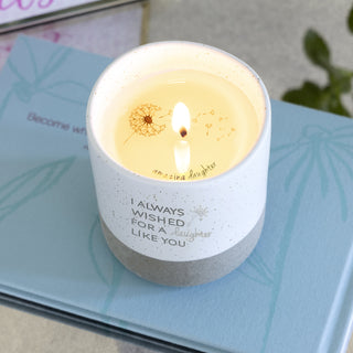 Daughter Like You 10 oz - 100% Soy Wax Reveal Candle Scent: Tranquility