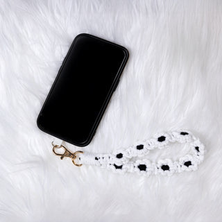 Anemone Wristlet Crocheted Hands-Free Wrist Strap