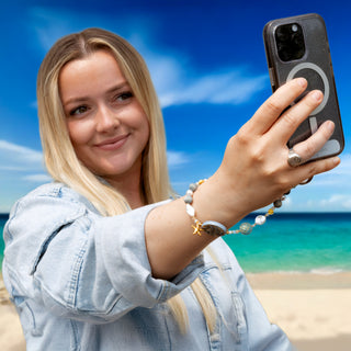 Beach Beaded Hands-Free Wrist Strap