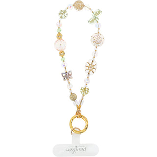 Nature Beaded Hands-Free Wrist Strap