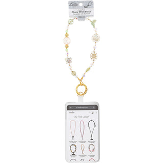 Nature Beaded Hands-Free Wrist Strap