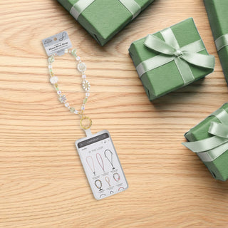 Nature Beaded Hands-Free Wrist Strap