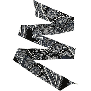 Pewter Paisley Mask Ties Set of 2 - 48" x 2.5"