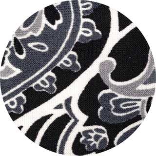 Pewter Paisley Mask Ties Set of 2 - 48" x 2.5"