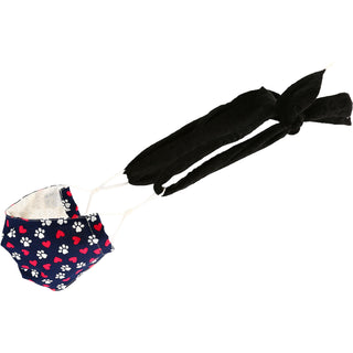 Black Beauty Mask Ties Set of 2 - 48" x 2.5"