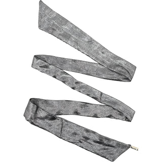Black Shimmer Mask Ties Set of 2 - 48" x 1.25"